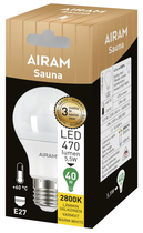 LED-LAMPPU AIRAM AM LED A60 5,5W/828 E27 SAUNA