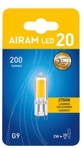 LED-LAMPPU AIRAM AD LED 2W/827 G9 PO
